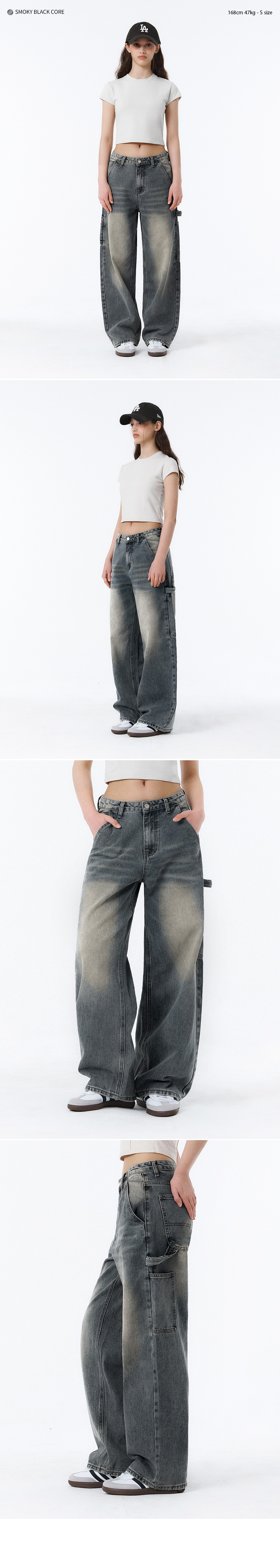 MUSINSA | RANDOMOFF BTB : WORKSCAPE CARPENTER JEANS [SMOKY