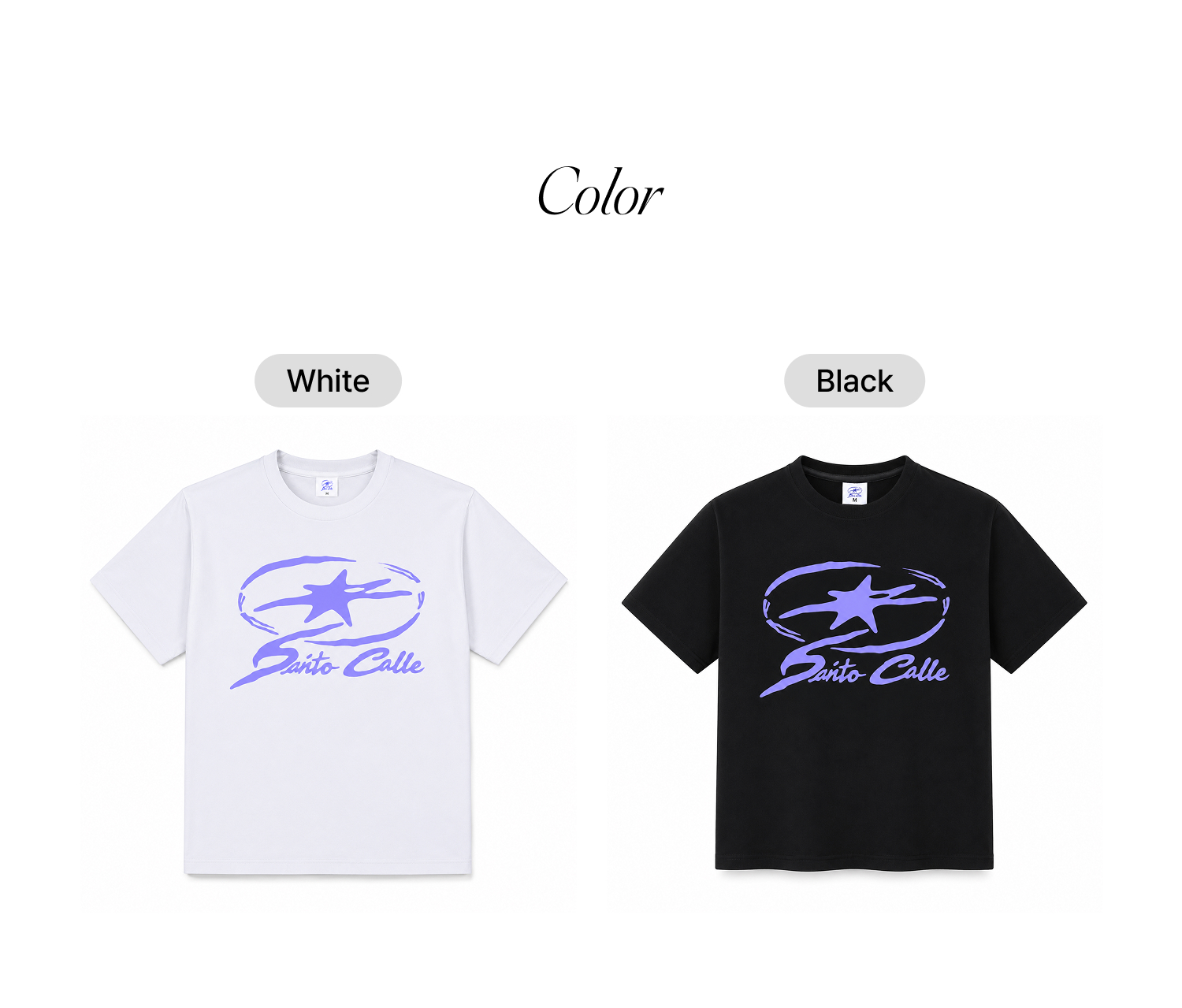 OVERFIT SHORT SLEEVE TEE - 2 COLORS BLACK